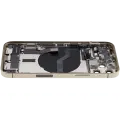 Back Housing W/ Charging Port Flex & Small Parts  For iPhone 12 Pro (US Version) (Used OEM Pull: Grade A) (Gold)