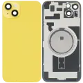 Back Glass w/ MagSafe Magnet For iPhone 14 Plus (Quality - OEM Pull B) (Yellow)