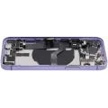 Back Housing W/ Charging Port Flex & Small Parts  For iPhone 12 Mini (EU / Global Version) (Used OEM Pull: Grade C) (Purple)