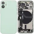Back Housing W/ Charging Port Flex & Small Parts  For iPhone 12 Mini (EU / Global Version) (Used OEM Pull: Grade C) (Green)