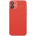 Back Housing W/ Charging Port Flex & Small Parts  For iPhone 12 Mini (EU / Global Version) (Used OEM Pull: Grade B) (Red)