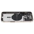 Back Housing W/ Small Parts For iPhone 14 Pro Max (US Version) (Used OEM Pull: Grade C) (Gold)
