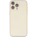 Back Housing W/ Small Parts For iPhone 14 Pro Max (US Version) (Used OEM Pull: Grade B) (Gold)