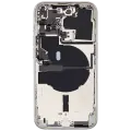 Back Housing W/ Small Parts For iPhone 14 Pro (US Version) (Used OEM Pull: Grade C) (Silver)