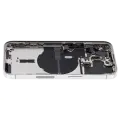 Back Housing W/ Small Parts For iPhone 14 Pro (US Version) (Used OEM Pull: Grade C) (Silver)