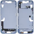 Mid-Frame Housing  W/ Small Parts For iPhone 14 Plus (EU / Global Version) (Used OEM Pull: Grade C) (Blue)