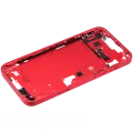 Mid-Frame Housing  W/ Small Parts For iPhone 14 Plus (EU / Global Version) (Used OEM Pull: Grade C) (Red)