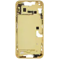 Mid-Frame Housing  W/ Small Parts For iPhone 14 Plus (EU / Global Version) (Used OEM Pull: Grade C) (Yellow)