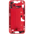 Mid-Frame Housing  W/ Small Parts For iPhone 14 Plus (EU / Global Version) (Used OEM Pull: Grade B) (Red)