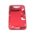 Mid-Frame Housing  W/ Small Parts For iPhone 14 Plus (EU / Global Version) (Used OEM Pull: Grade B) (Red)
