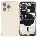 Back Housing W/ Small Parts For iPhone 14 Pro (US Version) (Used OEM Pull: Grade B) (Gold)