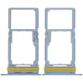 Dual Sim Card Tray For Samsung Galaxy A17 4G (A175 / 2025) (Premium) (Light blue)
