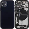 Back Housing W/ Charging Port Flex & Small Parts  For iPhone 12 Mini (EU / Global Version) (Used OEM Pull: Grade B) (Black)