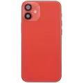 Back Housing W/ Charging Port Flex & Small Parts  For iPhone 12 Mini (US Version) (Used OEM Pull: Grade A) (Red)
