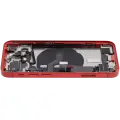 Back Housing W/ Charging Port Flex & Small Parts  For iPhone 12 Mini (US Version) (Used OEM Pull: Grade A) (Red)