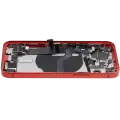 Back Housing W/ Charging Port Flex & Small Parts  For iPhone 12 Mini (US Version) (Used OEM Pull: Grade A) (Red)