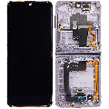 Inner OLED Assembly With Frame For Samsung Galaxy Z Flip 4 5G (US & International Version) (Refurbished) (Bora Purple)