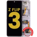 Inner OLED Assembly With Frame For Samsung Galaxy Z Flip 3 5G (US & International) (Refurbished) (Lavender)