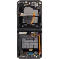 Inner OLED Assembly With Frame For Samsung Galaxy Z Flip 3 5G (US & International) (Refurbished) (Phantom Black)