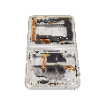 Inner OLED Assembly With Frame Compatible For Samsung Galaxy Z Flip 3 5G (F711) (US & International) (Aftermarket Plus) (Cream)