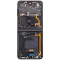 Inner OLED Assembly With Frame Compatible For Samsung Galaxy Z Flip 4 5G (F721) (US & International Version) (Aftermarket Plus) (Graphite)