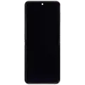 Inner OLED Assembly With Frame Compatible For Samsung Galaxy Z Flip 4 5G (F721) (US & International Version) (Aftermarket) (Bora Purple)