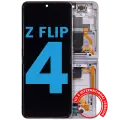 Inner OLED Assembly With Frame Compatible For Samsung Galaxy Z Flip 4 5G (F721) (US & International Version) (Aftermarket) (Bora Purple)