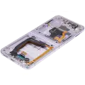 Inner OLED Assembly With Frame Compatible For Samsung Galaxy Z Flip 4 5G (F721) (US & International Version) (Aftermarket) (Bora Purple)