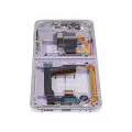 Inner OLED Assembly With Frame Compatible For Samsung Galaxy Z Flip 4 5G (F721) (US & International Version) (Aftermarket) (Bora Purple)