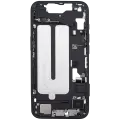 Mid-Frame Housing  W/ Charging Port Flex & Small Parts  For iPhone 16e (EU / Global Version) (Used OEM Pull: Grade A) (Black)