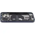 Back Housing W/ Charging Port Flex & Small Parts  For iPhone 13 Mini (EU / Global Version) (Used OEM Pull: Grade A) (Blue)