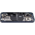 Back Housing W/ Charging Port Flex & Small Parts  For iPhone 13 Mini (EU / Global Version) (Used OEM Pull: Grade A) (Blue)