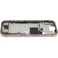 Mid-Frame Housing  W/ Charging Port Flex & Small Parts  For iPhone 16 Pro (EU / Global Version) (Used OEM Pull: Grade B) (Desert Titanium)
