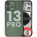 Back Housing W/ Charging Port Flex & Small Parts  For iPhone 13 Pro (EU / Global Version) (Used OEM Pull: Grade C) (Alpine Green)