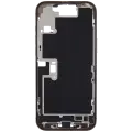Mid-Frame Housing  W/ Charging Port Flex & Small Parts  For iPhone 16 Pro Max (US Version) (Used OEM Pull: Grade A) (Desert Titanium)
