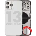 Back Housing W/ Charging Port Flex & Small Parts  For iPhone 13 Pro Max (EU / Global Version) (Used OEM Pull: Grade C) (Silver)