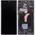 OLED Assembly With Frame For Samsung Galaxy S22 Ultra 5G (US & International Version) (Aftermarket Plus) (120Hz) (Phantom Black)
