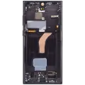 OLED Assembly With Frame For Samsung Galaxy S22 Ultra 5G (US & International Version) (Aftermarket Plus) (120Hz) (Phantom Black)