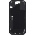 Mid-Frame Housing  W/ Charging Port Flex & Small Parts  For iPhone 16 Plus (US Version) (Used OEM Pull: Grade A) (Black)