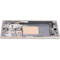 OLED Assembly With Frame For Samsung Galaxy S24 Ultra (US & International Version) (Aftermarket Plus) (120Hz) (Titanium Yellow)
