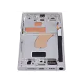 OLED Assembly With Frame For Samsung Galaxy S23 Ultra (US & International) (Aftermarket Plus) (120Hz) (Sky Blue)