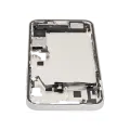 Mid-Frame Housing  W/ Charging Port Flex & Small Parts  For iPhone 14 Plus (US Version) (Used OEM Pull: Grade A) (Starlight)