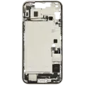 Mid-Frame Housing  W/ Charging Port Flex & Small Parts  For iPhone 14 Plus (US Version) (Used OEM Pull: Grade B) (Starlight)