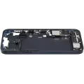 Mid-Frame Housing  W/ Charging Port Flex & Small Parts  For iPhone 14 Plus (US Version) (Used OEM Pull: Grade B) (Midnight)