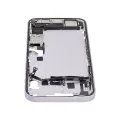 Mid-Frame Housing  W/ Charging Port Flex & Small Parts  For iPhone 14 Plus (US Version) (Used OEM Pull: Grade C) (Purple)