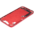 Mid-Frame Housing  W/ Charging Port Flex & Small Parts  For iPhone 14 Plus (US Version) (Used OEM Pull: Grade C) (Red)