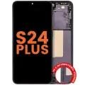 OLED Assembly With Frame For Samsung Galaxy S24 Plus 5G (US & International Version) (Blemish: Grade C) (Onyx Black)