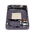 OLED Assembly With Frame For Samsung Galaxy S24 Plus 5G (US & International Version) (Used OEM Pull: Grade B/C) (Onyx Black)