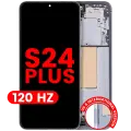 OLED Assembly With Frame For Samsung Galaxy S24 Plus 5G (US & International Version) (Aftermarket Plus) (120Hz) (Sapphire Blue)
