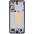 OLED Assembly With Frame For Samsung Galaxy S24 Plus 5G (US & International Version) (Aftermarket Plus) (120Hz) (Sapphire Blue)